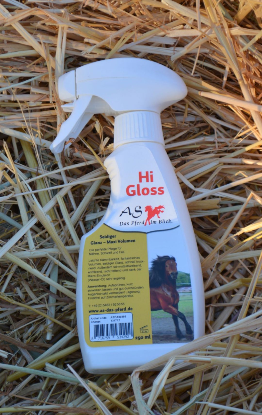 Hi Gloss Mähnenspray AS Das Pferd im Blick